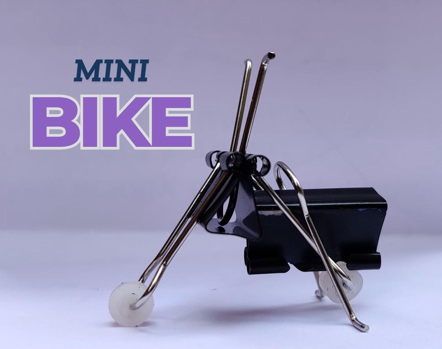 Mini Bike Craft Using Binder Clip 🛴✨