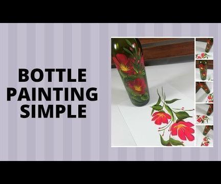 BOTTLE PAINTING SIMPLE