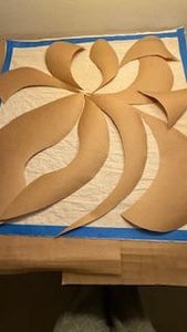 Cut Big Shapes in Butcher Paper