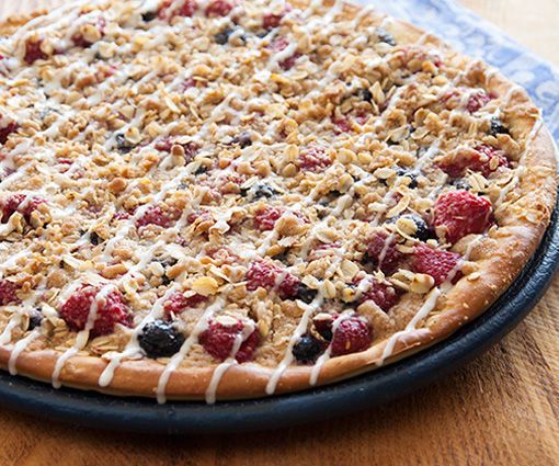 Berry Oatmeal Pizza