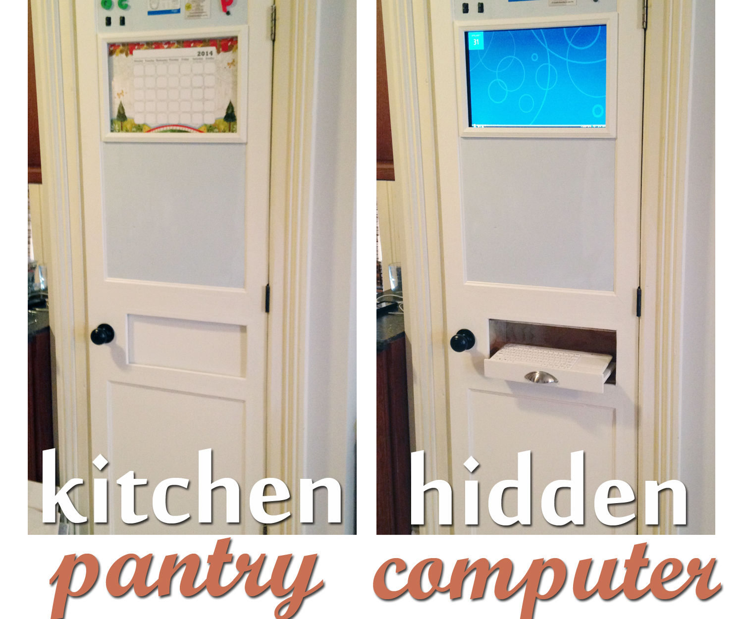 Kitchen Pantry Computer (Hidden)