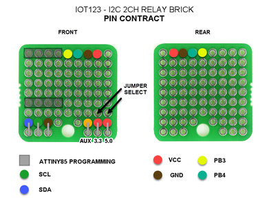 I2C 2CH RELAY BRICK