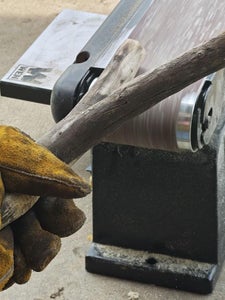 Grinding Off the Bark and Shaping Your Slingshot