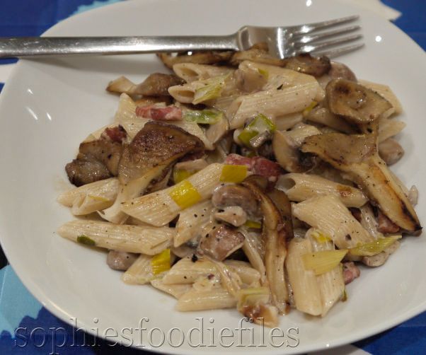 Dairy-free Pasta With Home Grown Mushrooms