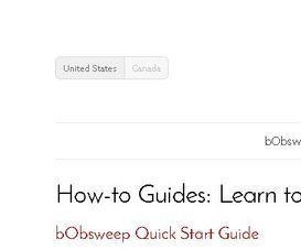 BObsweep Quick Start Guide.
