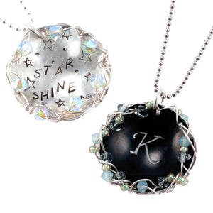 Stamp It, Dap It, Wrap It - Metal Stamping Necklaces With Kate Richbourg at Beaducation - Step by Step Jewelry Making Video Tutorials