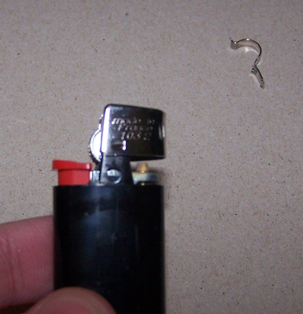 Remove Safty Lock on Bic a Lighter 4 Steps Instructables