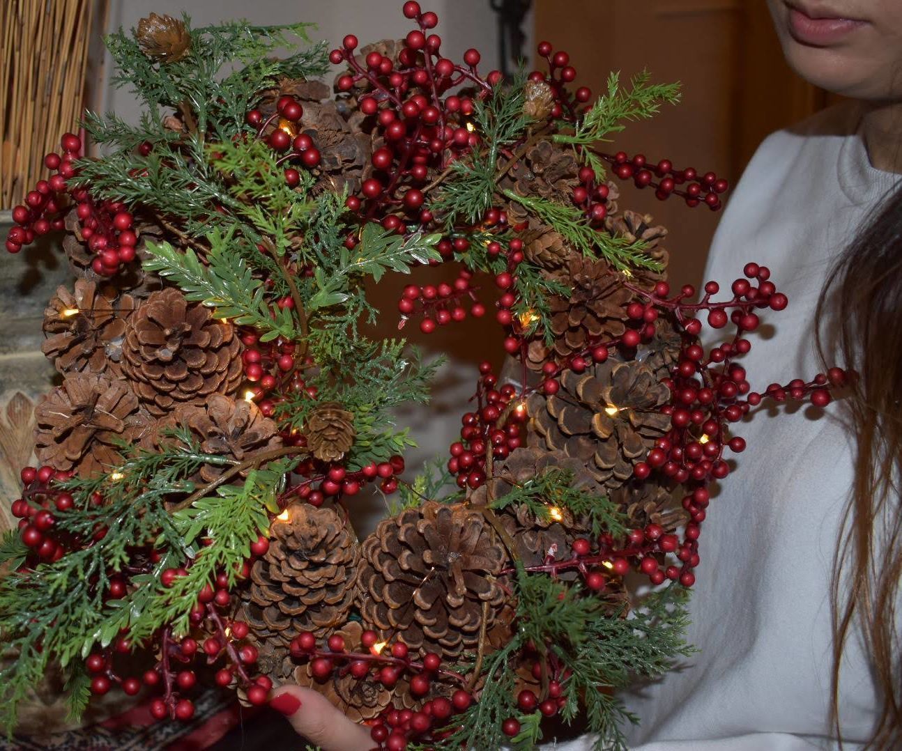 Pine Cone Wreath