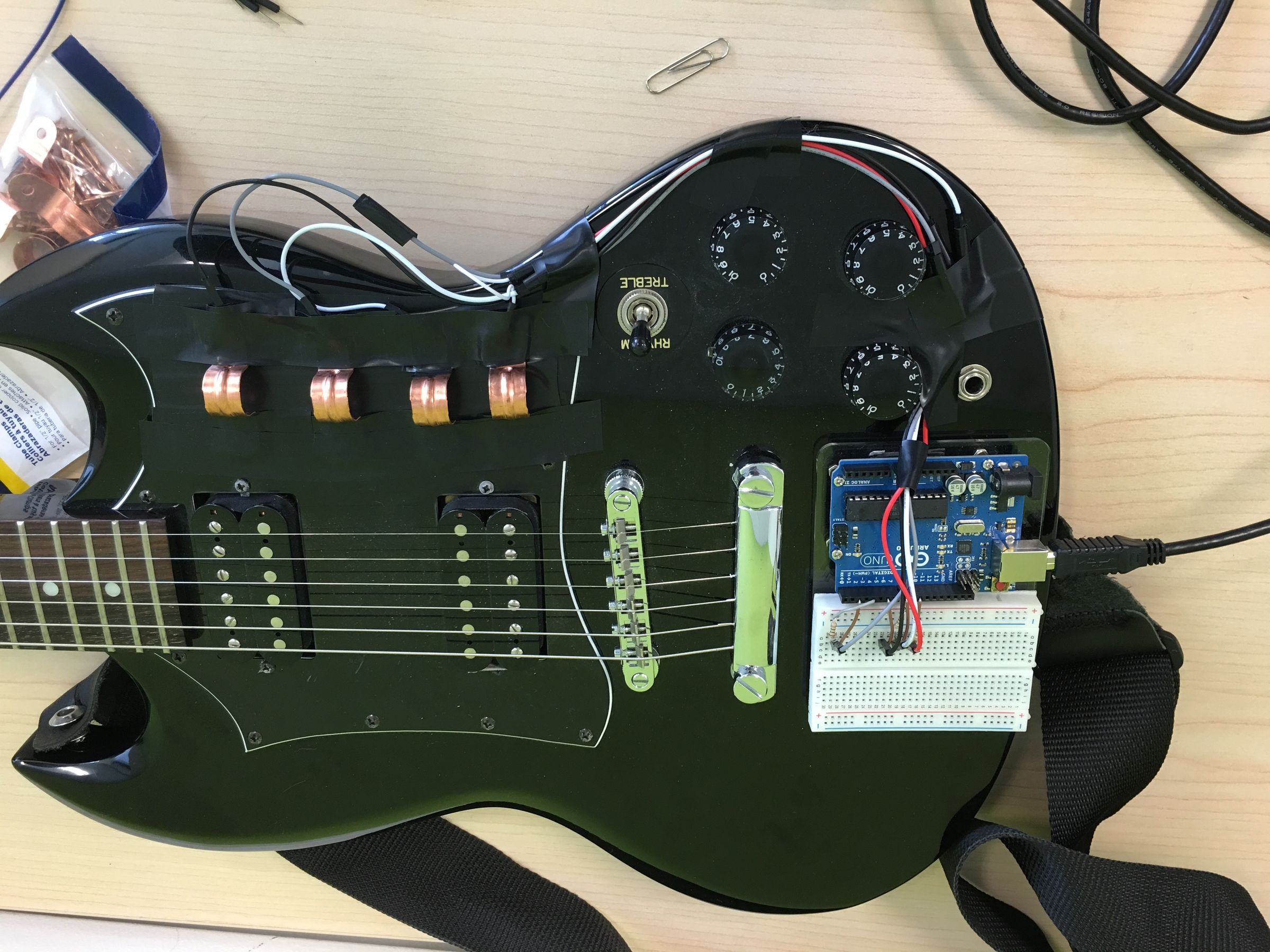 Hacked Guitar 6 Steps Instructables