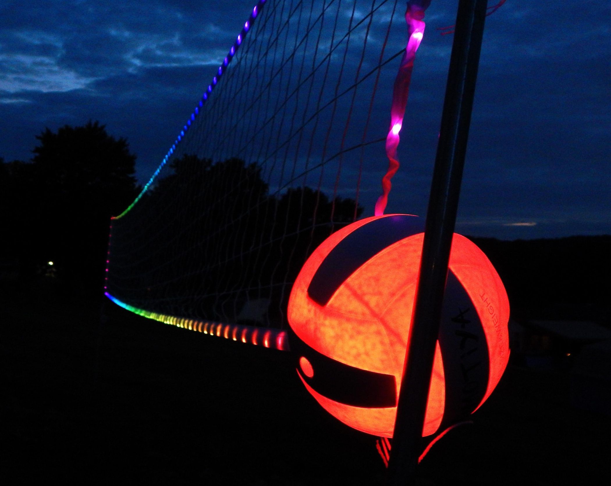 DIY LightUp Volleyball Net Mounting Kit 4 Steps Instructables
