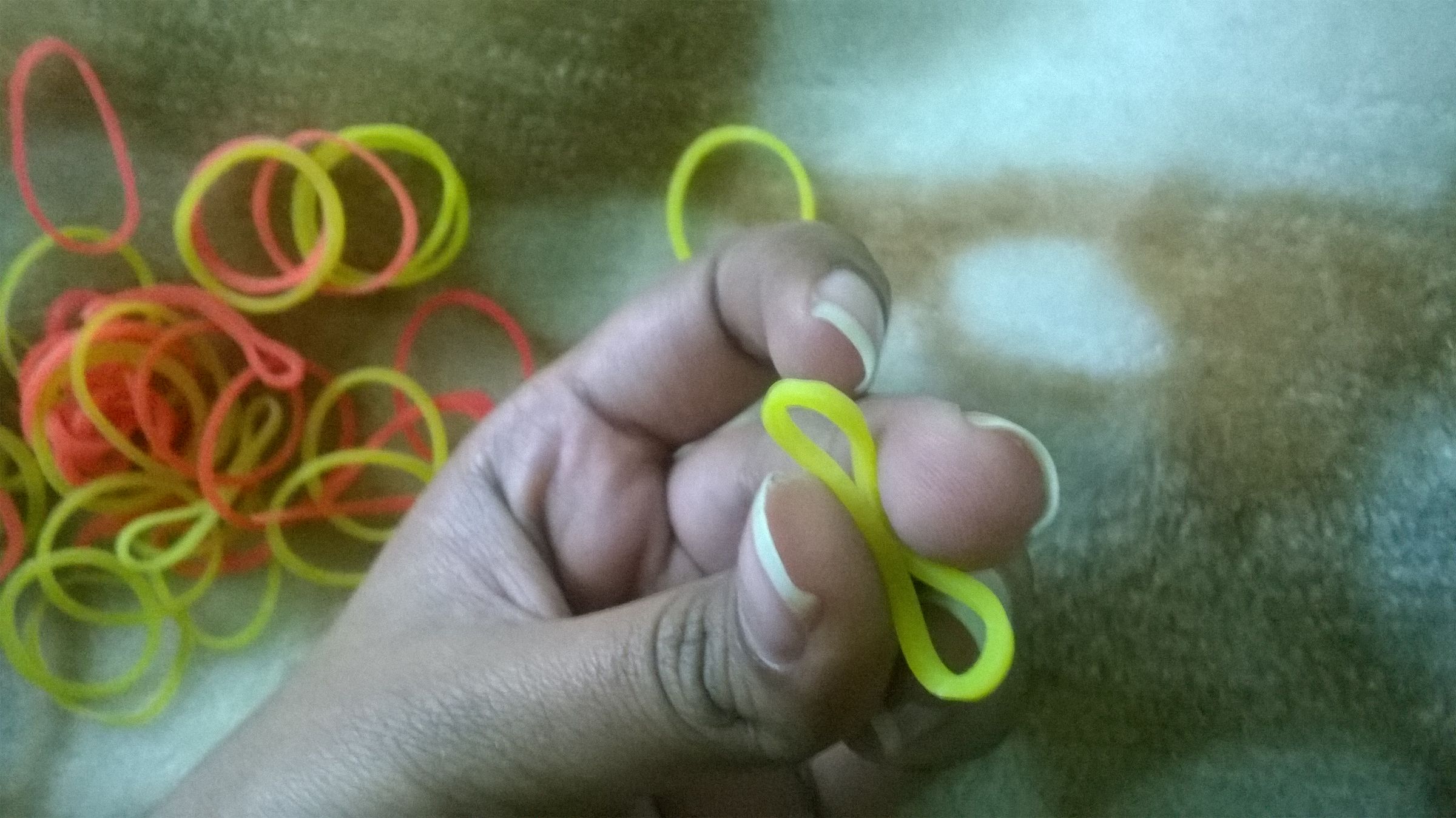 Rubber Band Chains 8 Steps Instructables