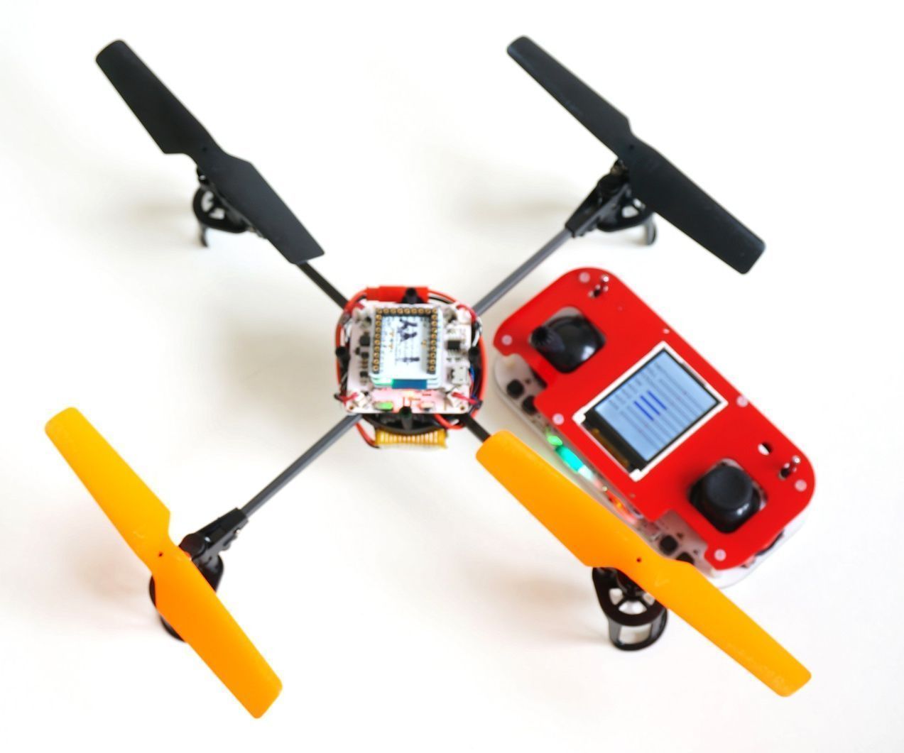 Buildup QuadCopter & Controlled by Microduino-Joypad