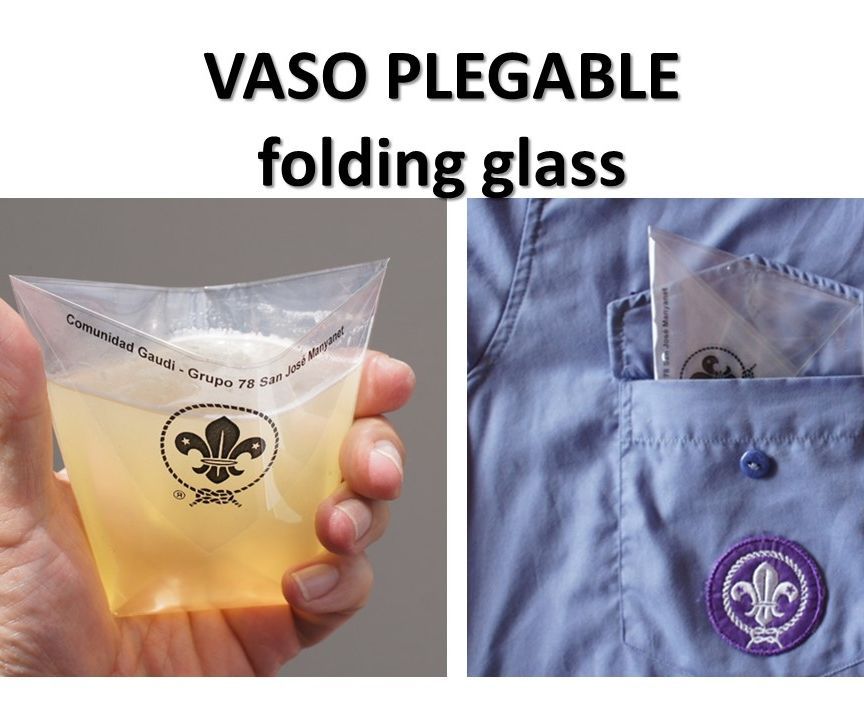Vaso plegable /Folding glass