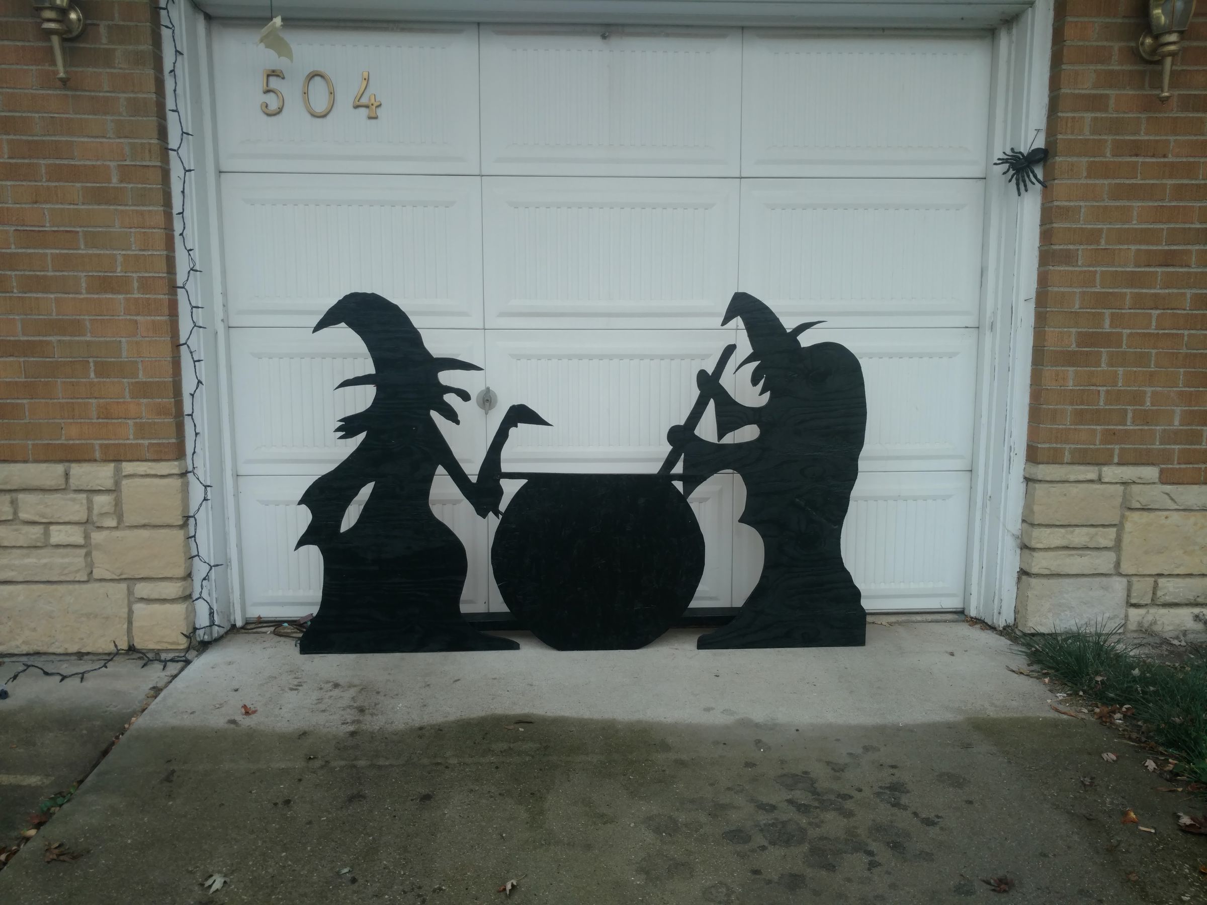 Another Halloween Garage Door Silhouette 10 Steps (with Pictures