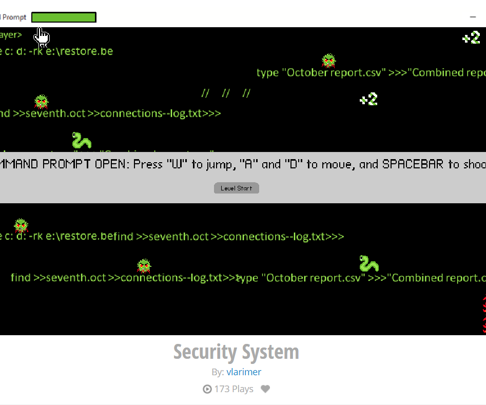 "Security System" Video Game
