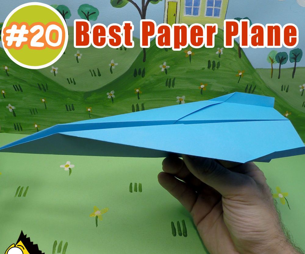 How to Make a Paper Airplane That Flies - Origami BEST #origami
