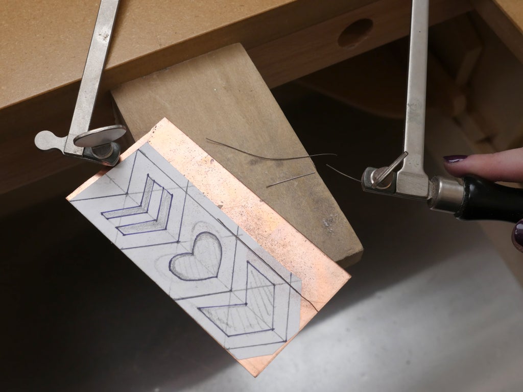 Jewelry Class Piercing Sheet Metal 7 Steps Instructables