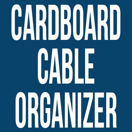 Bedside Table Cord Organizer