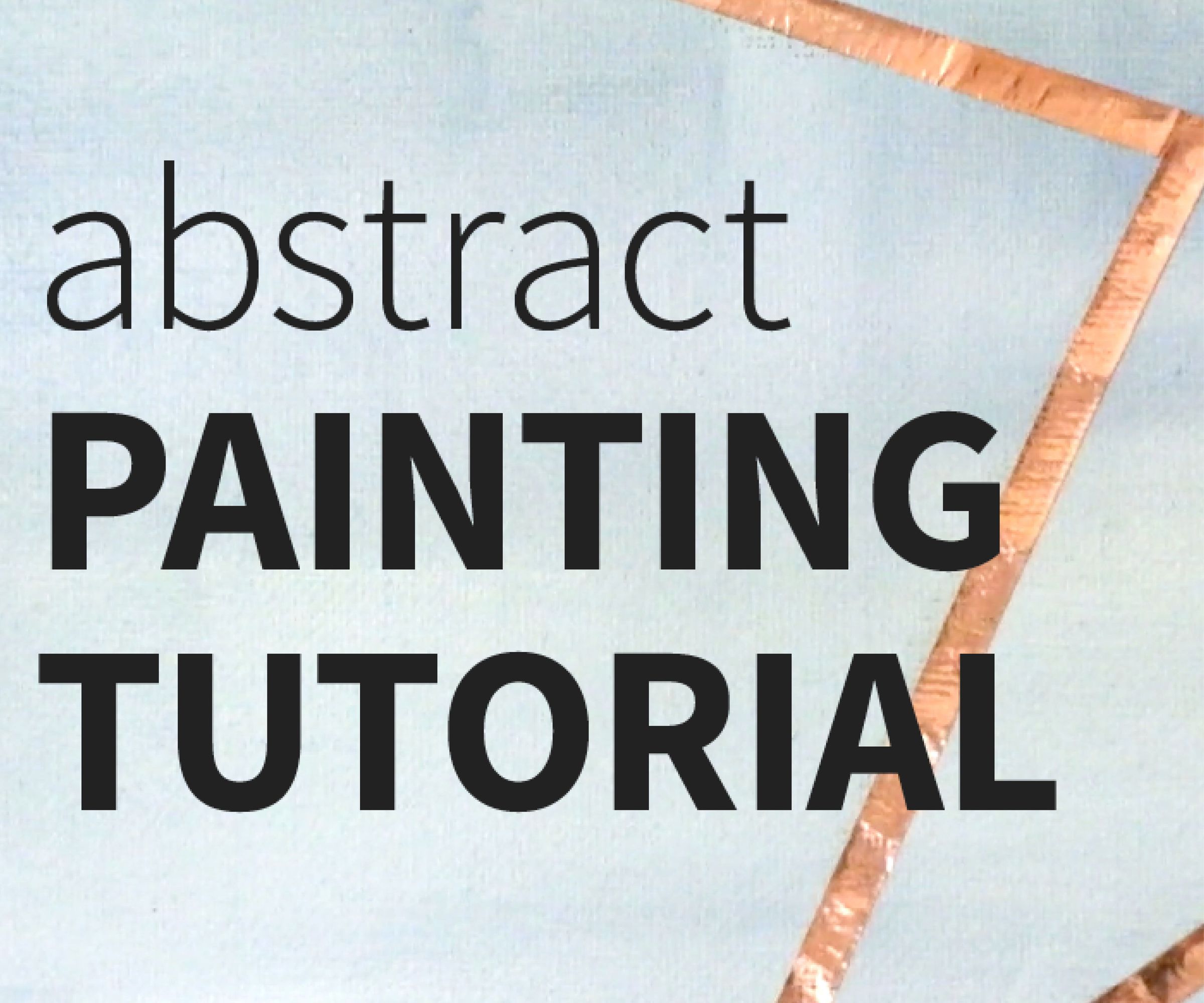 Abstract Painting Tutorial
