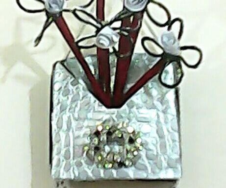 Wall Hanging Wood Vase