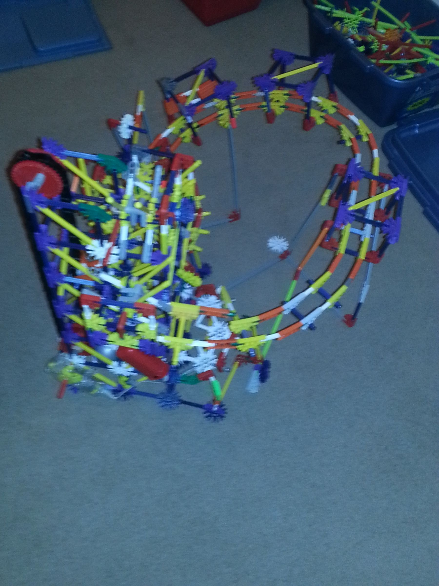 knex ball machine progress