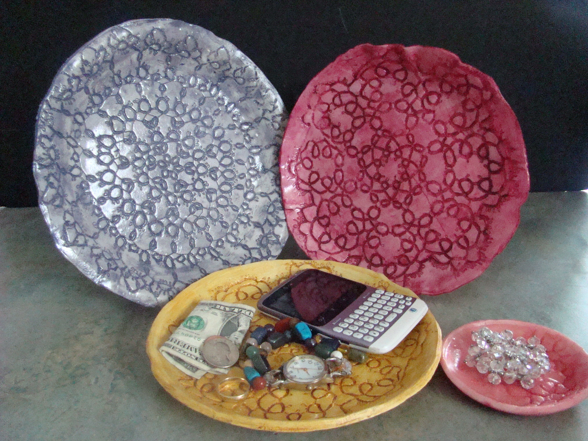 Lace Doily Dishes