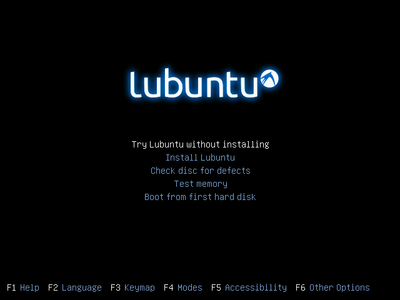 Boot the LubuntuBox