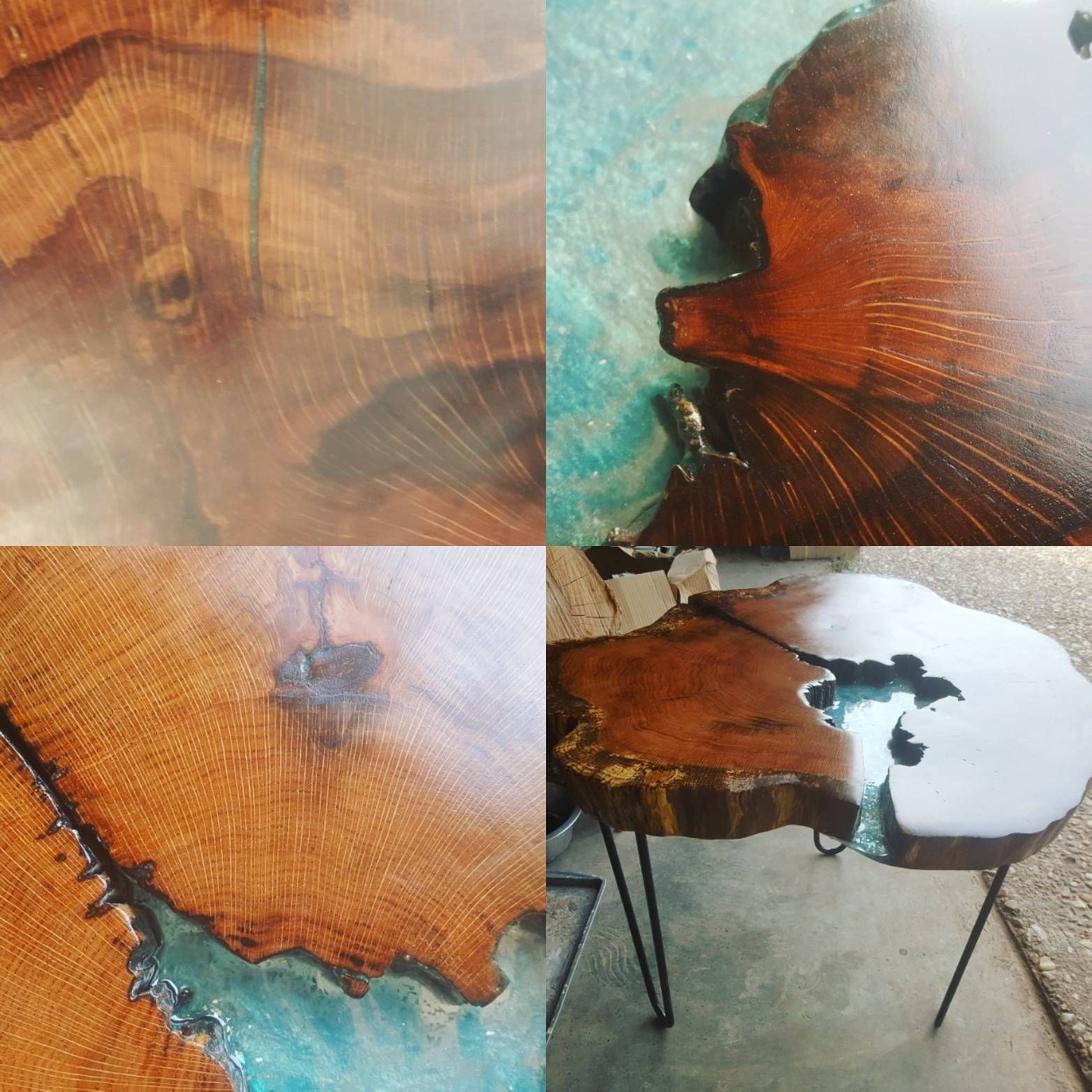 Live Edge Resin Table. How to Transform Reclaimed Live Edge Into a