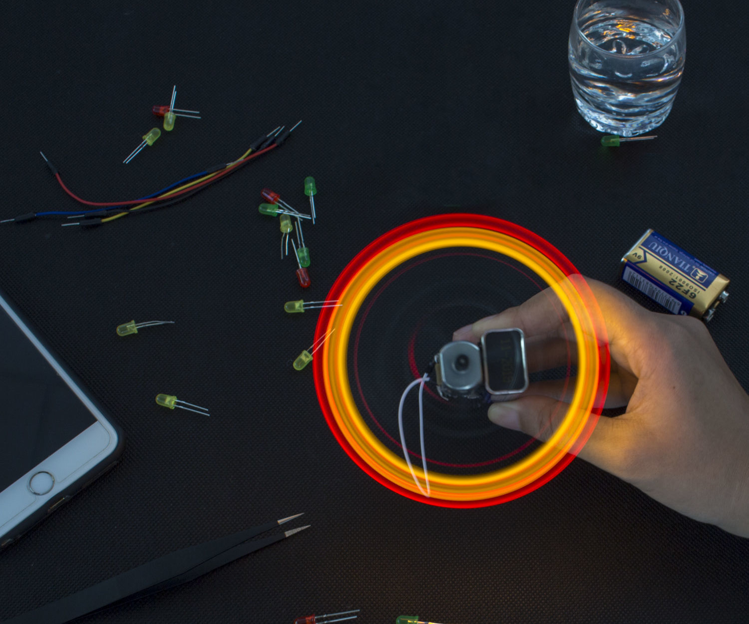 How to Make a Spinning LED Light in Minutes – No Programming