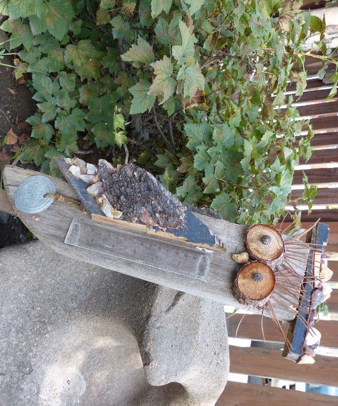 Scrap Material Garden Stakes