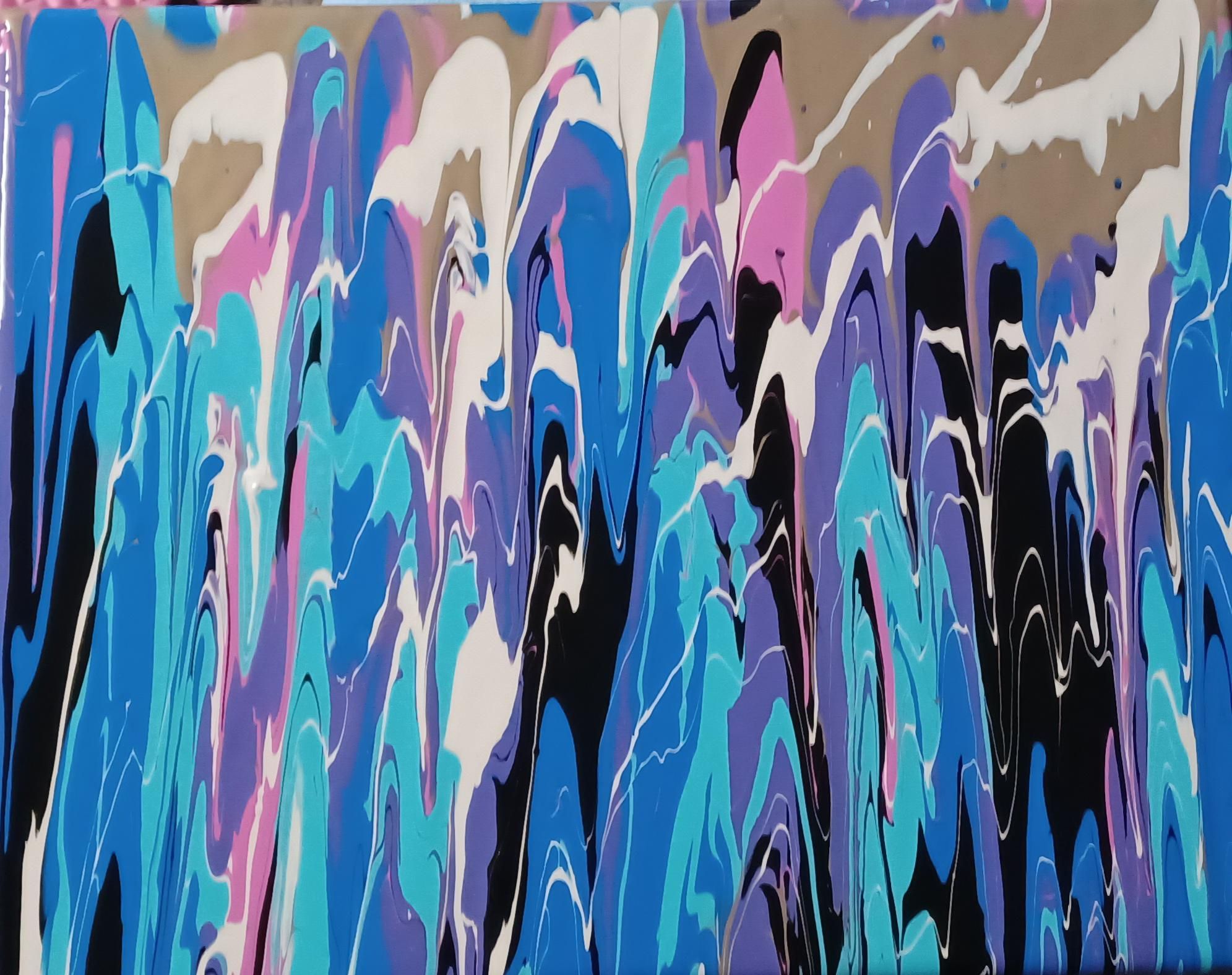 Melting Galaxy Painting