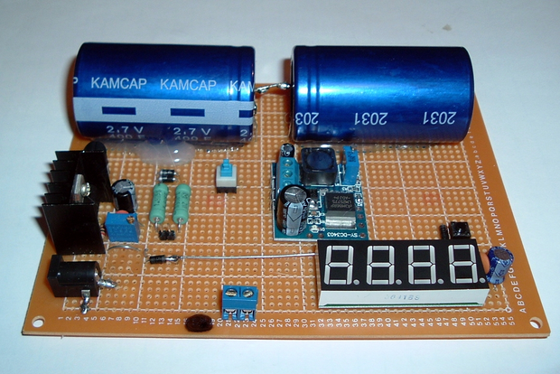 Diy super online capacitor jump starter
