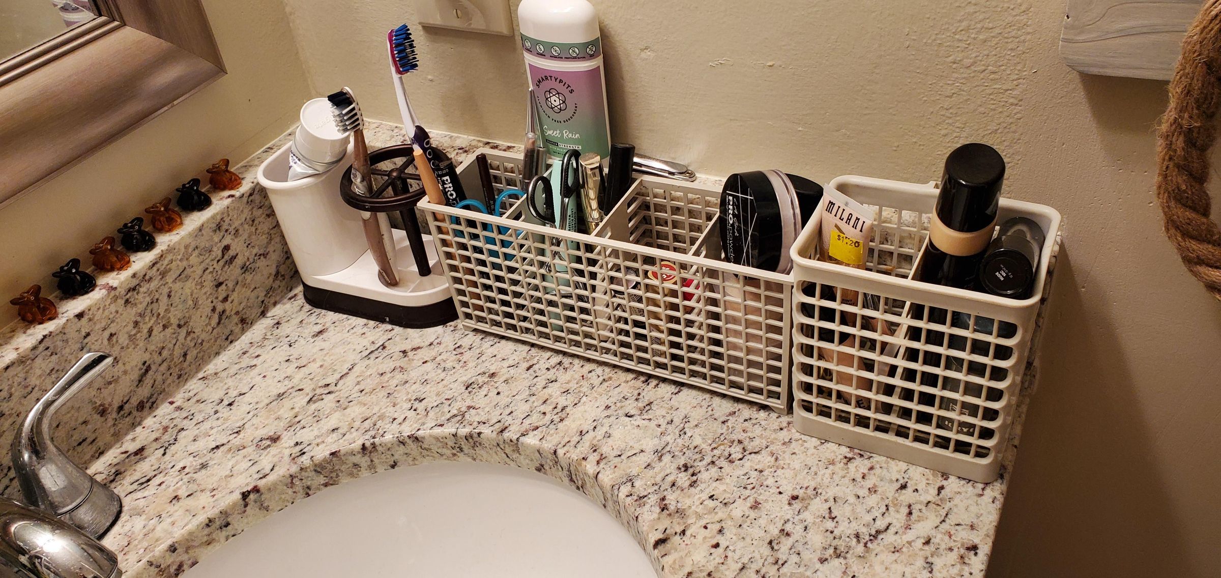 Upcycled Bathroom Sink Top Organizer Instructables