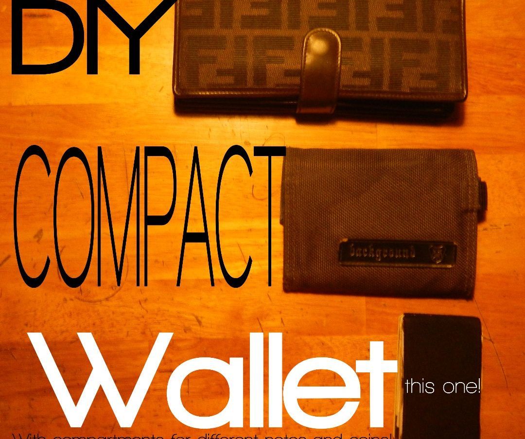 DIY $2 Compact Wallet With Compartments