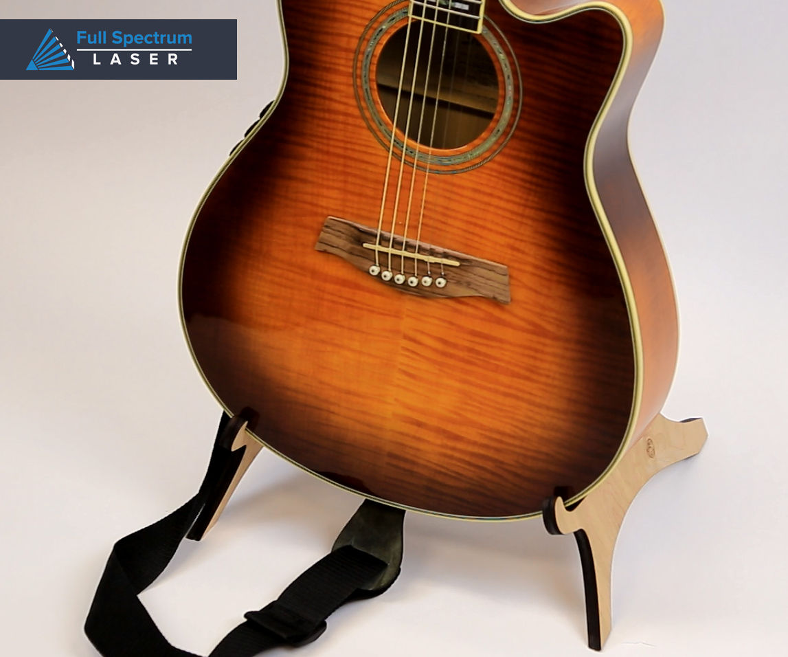 Laser Cut Guitar Stand