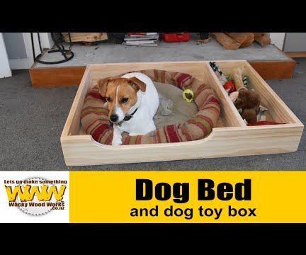 Dog Bed With Toy Box