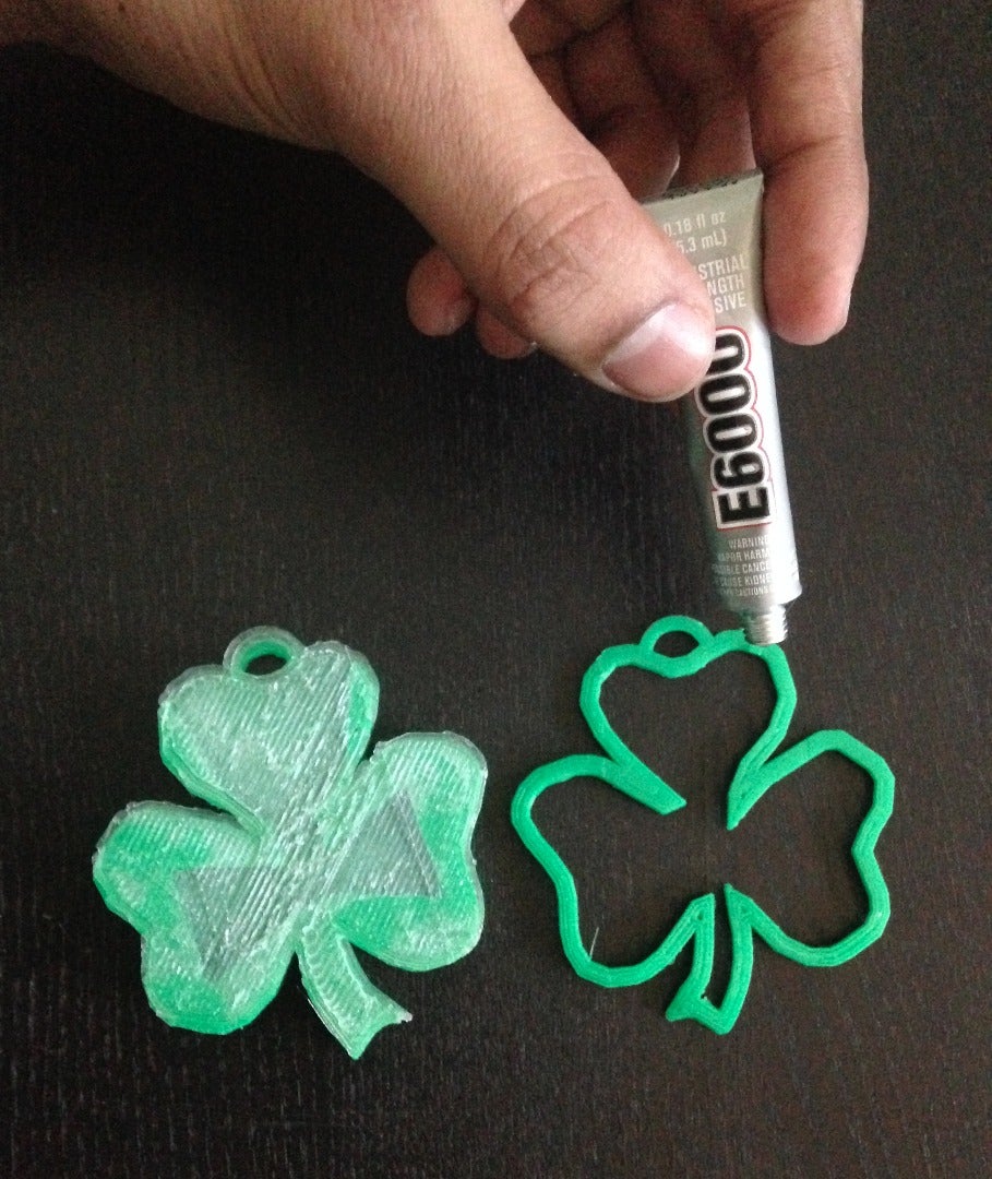 LED Pendant - Super Glue the Parts