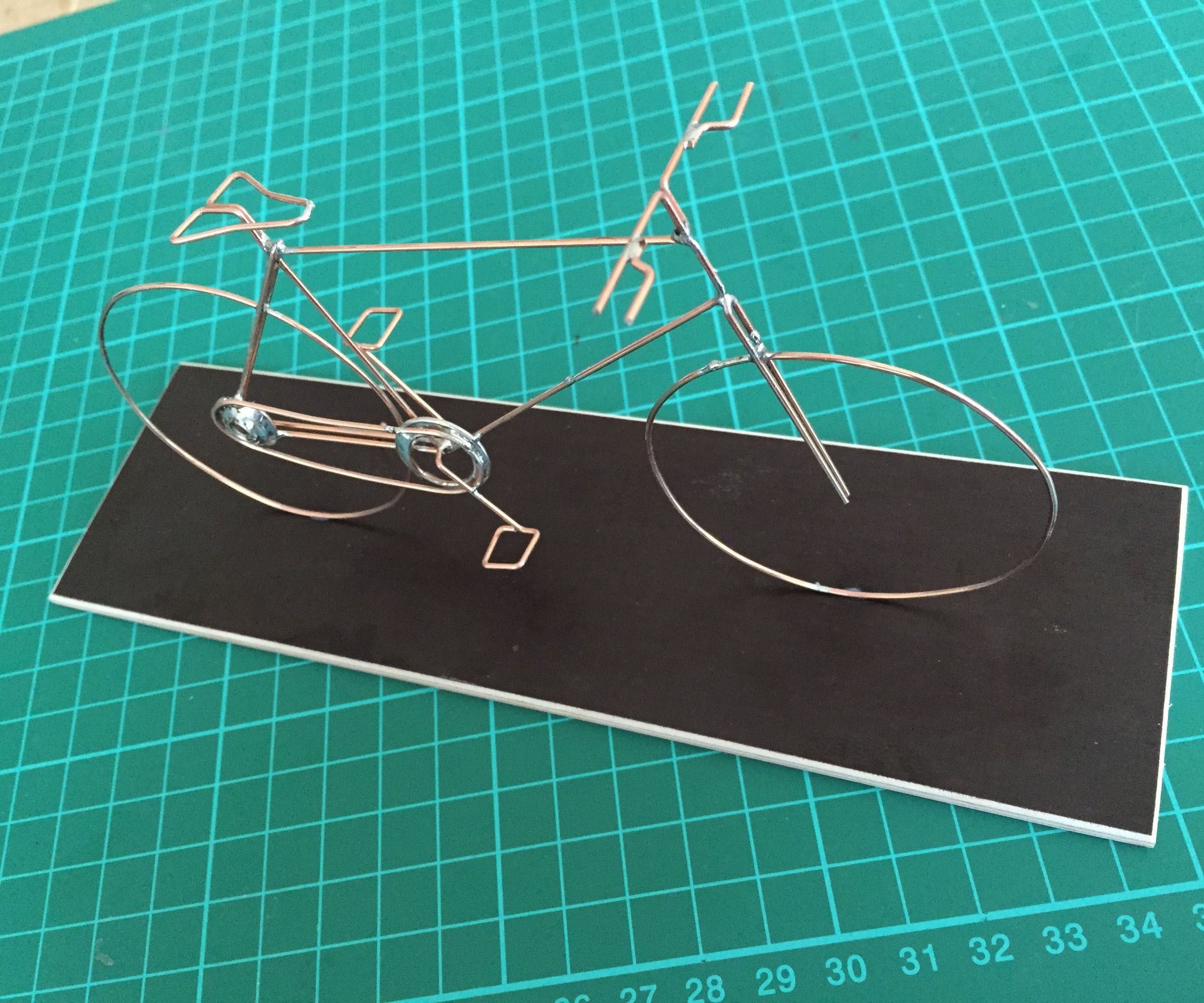 Bicycle Wire Frame Model