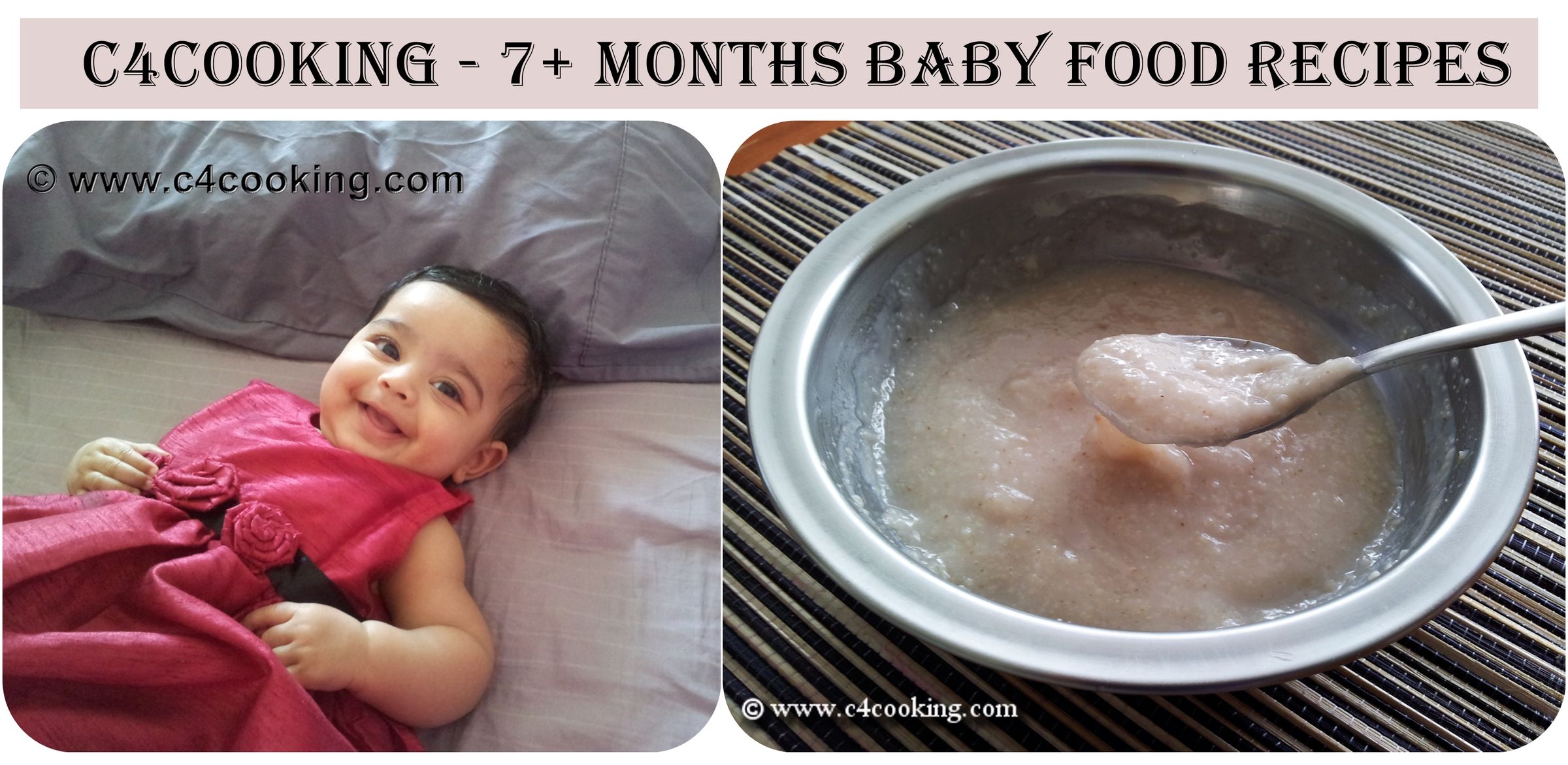 7+ Months Baby Food Recipes ( Stage 2 - Homemade Baby Food Recipes) : 7