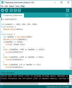 Keyboard Instrument With Arduino (from Arduino Book) : 6 Steps ...