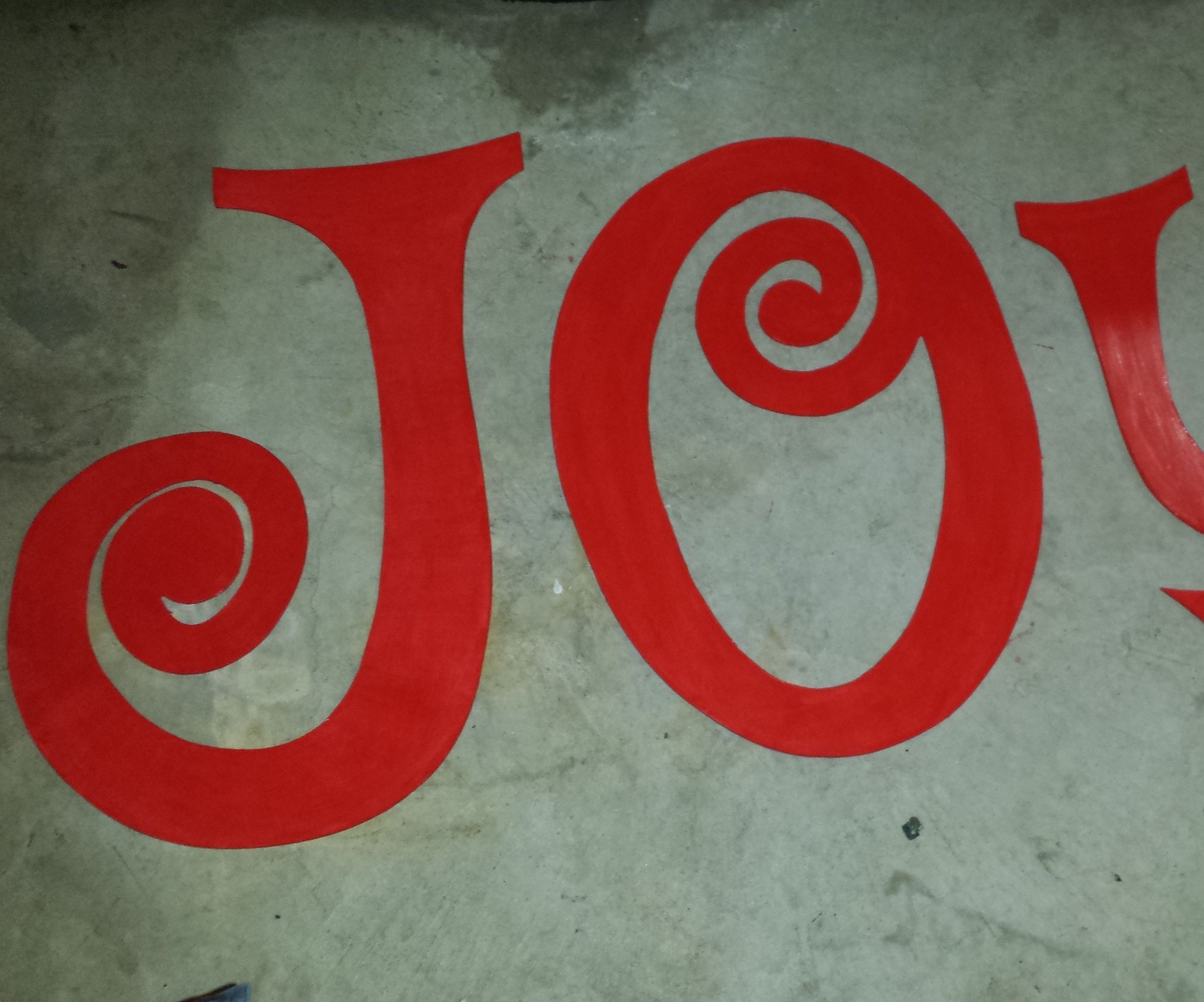 JOY Christmas Decoration