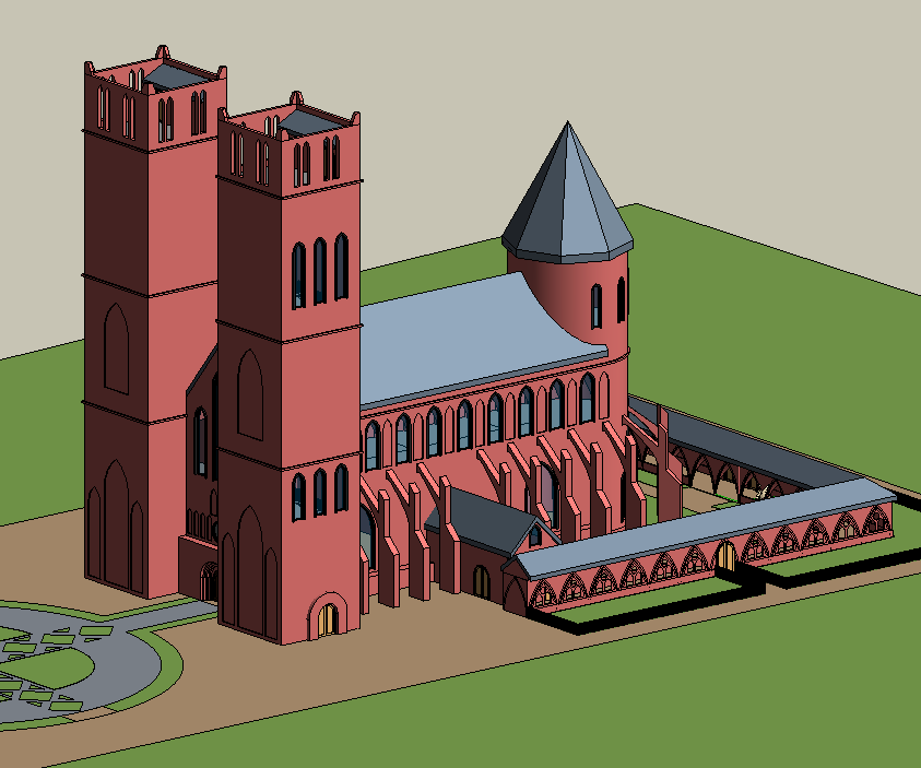 The Cathedral of Loki the Saint-Revit Design