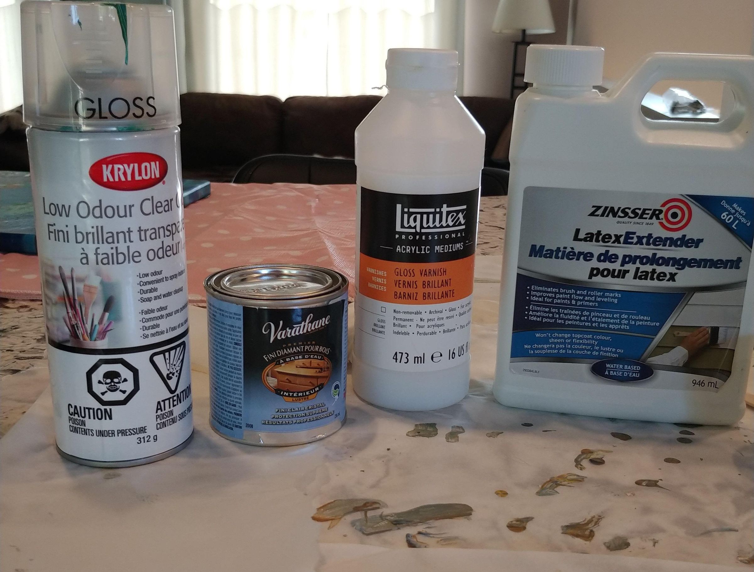 Top Coat on Paintings