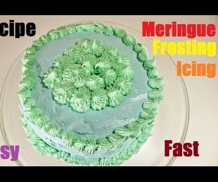 How to Make Meringue Frosting Icing