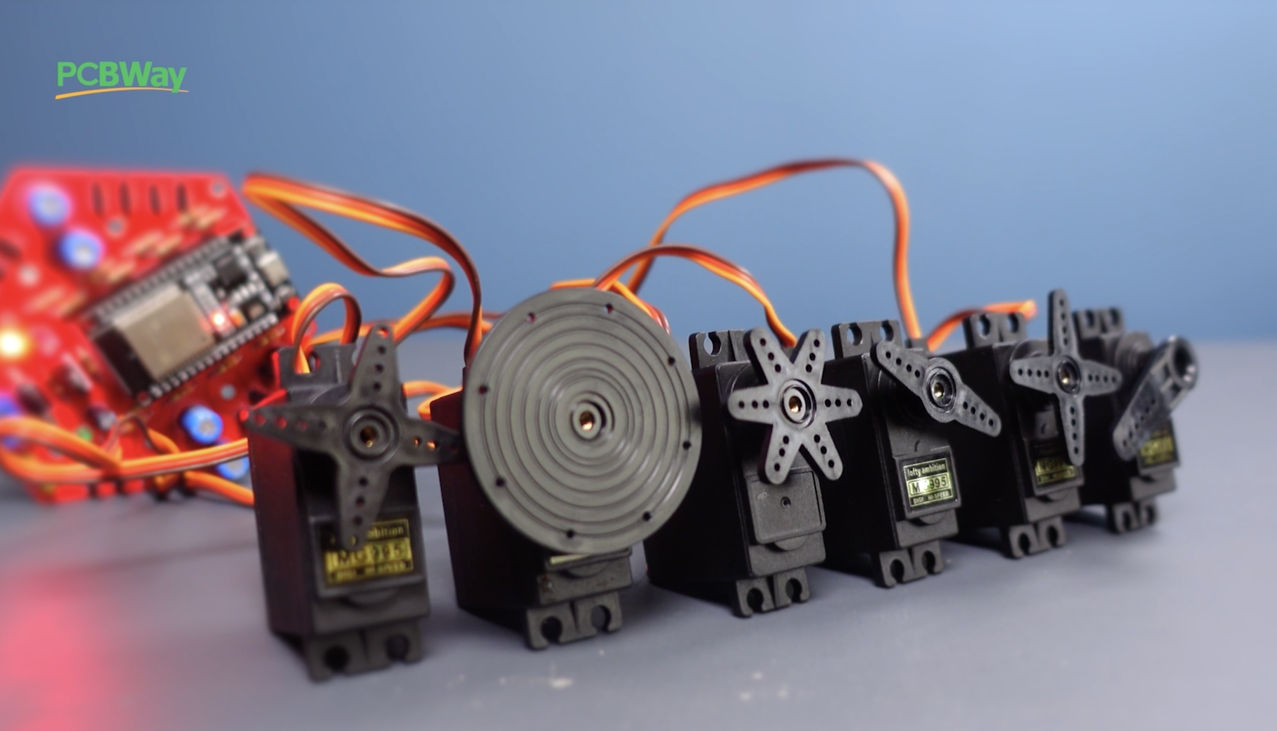 One and Multiple Servo Motor Control With ESP32 Development Board : 8 ...