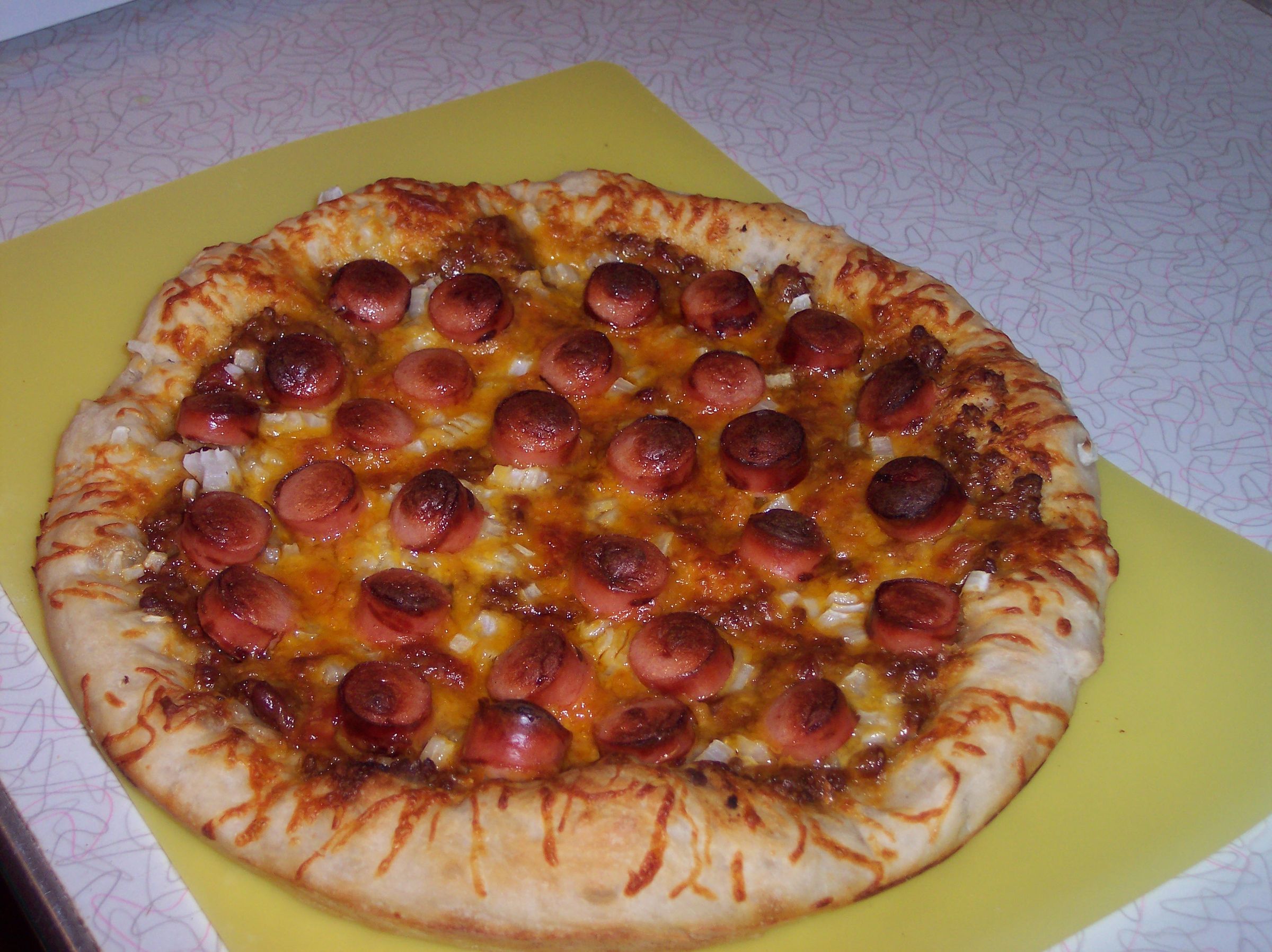 Chili Dog Pizza 5 Steps (with Pictures) Instructables
