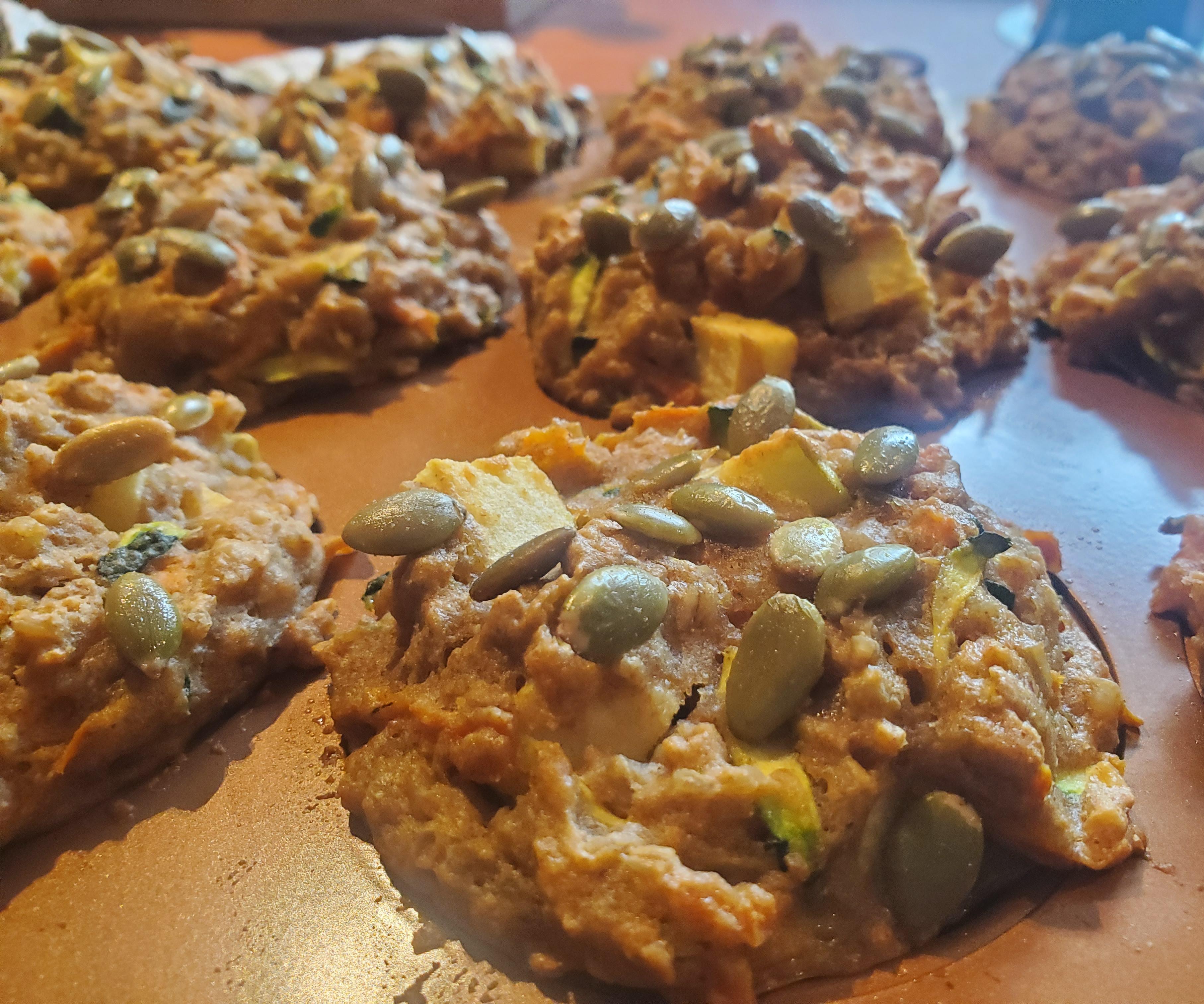 Apple Carrot Zucchini Muffins