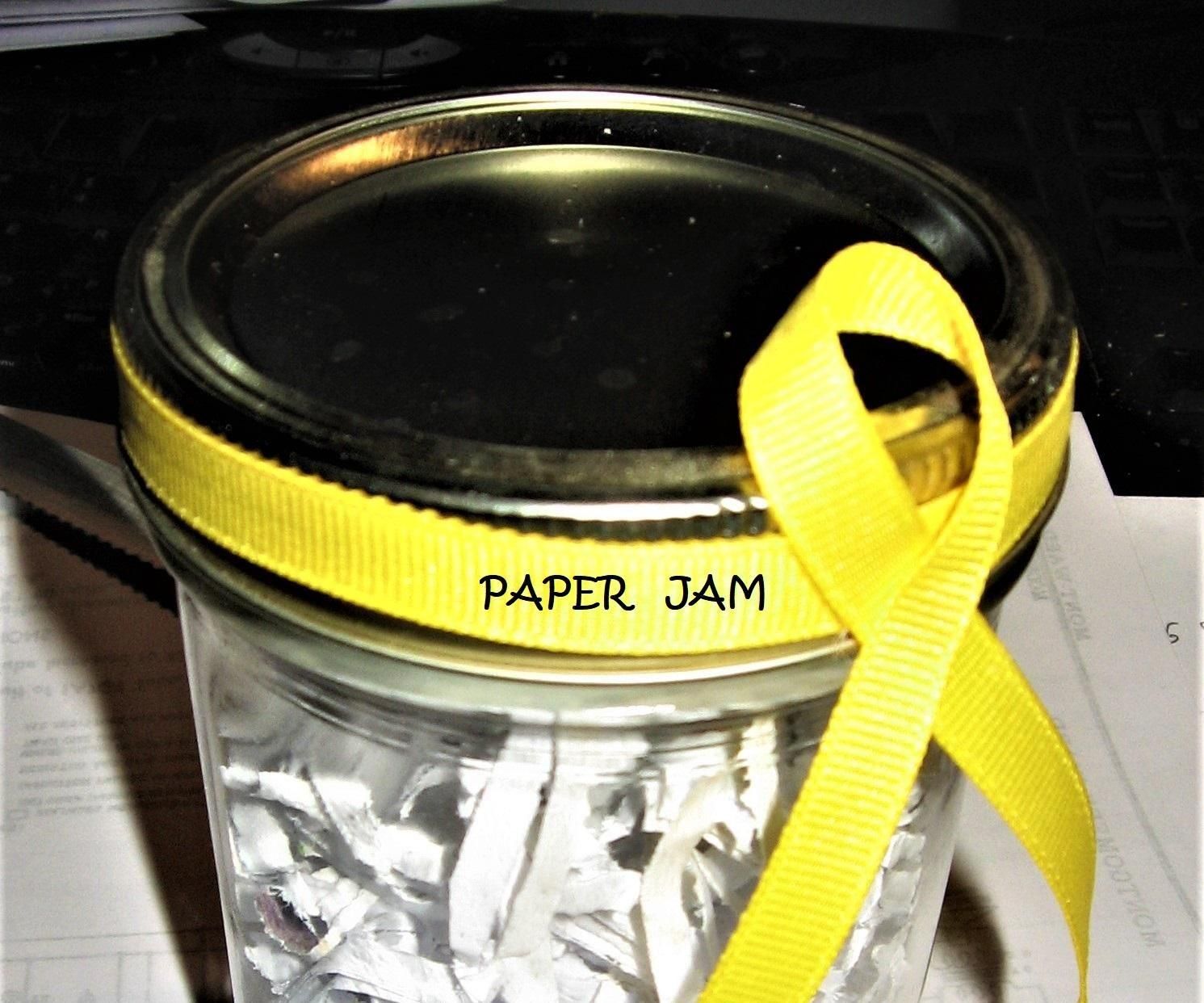Mason Jar Paper Jam