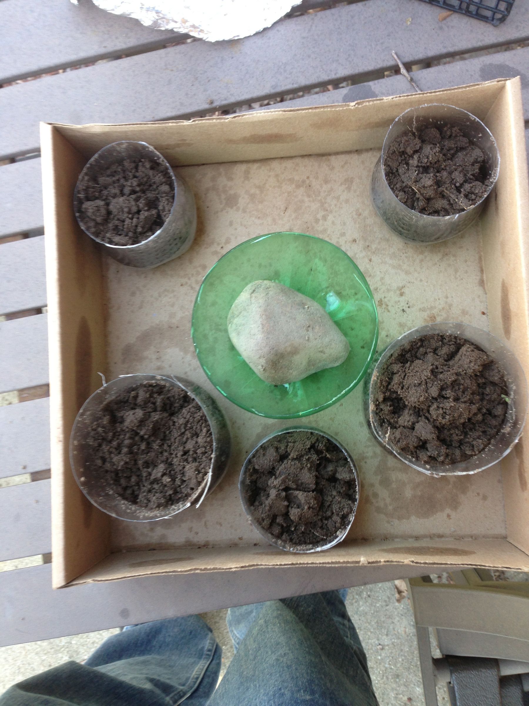 Starting a Pre Planter With Trash