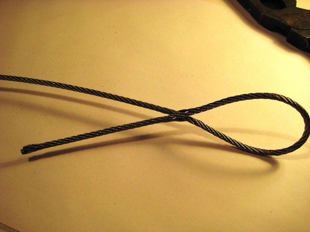 Really Quick Wire Rope Eye-splice. : 3 Steps - Instructables